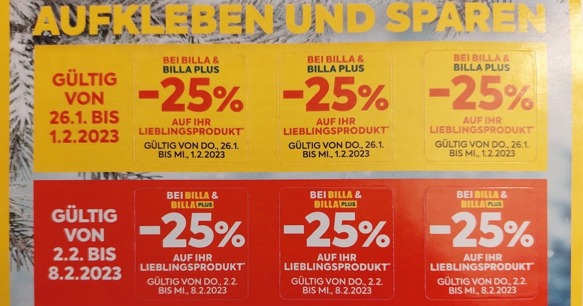 Mogelpackung: Die neuen Prozent-Pickerl von Rewe | weekend.at